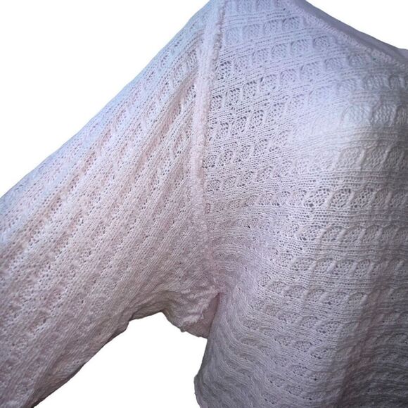 Free People We the Free Blossom Light Pink Sweater Size Small - Picture 4 of 10